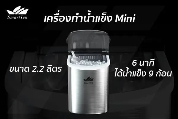 เครื่องทำน้ำแข็ง mini smarttek
